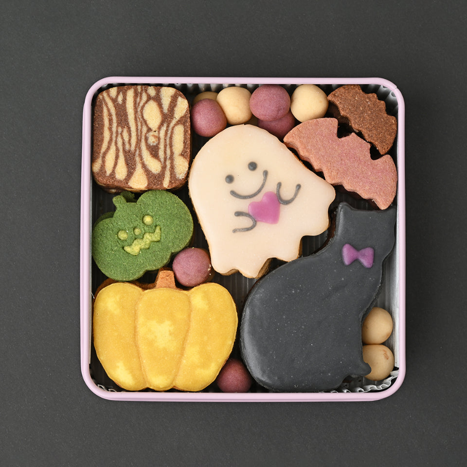 グルテンフリークッキー にゃッキー缶 ハロウィン