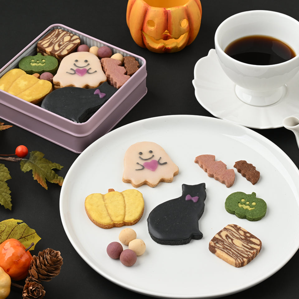 グルテンフリークッキー にゃッキー缶  ハロウィン